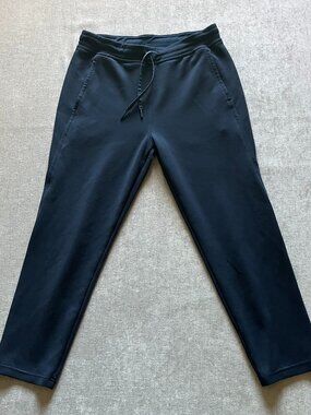 Lululemon Jogger Pants Adult Navy Blue Active Drawstring Yoga Sweatpants READ